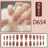 weekly deals 24pcs/Set Press On Nails D654