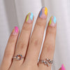 24pcs/Set Press On Nails XNPH1395