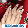 Mini Press On Nails For Kids 24 Pcs Christmas