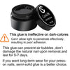 Solid Nail Gel Glue Need Light Cured(Ineffective on dark-colored nails)