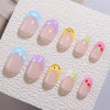 24pcs/Set Press On Nails XNPH1396