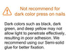 Solid Nail Gel Glue Need Light Cured(Ineffective on dark-colored nails)