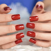 Chrome Fingernails Matte But Glossy Press On Nail Tips Fake Nails Short Oval Fingernails Mirror Manicure With Tabs