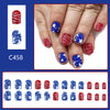 24pcs/Set Press On Nails C458
