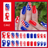 24pcs/Set Press On Nails C442
