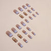 24pcs/Set Press On Nails W1327