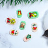 Mini Press On Nails For Kids 24 Pcs Christmas
