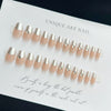 24pcs/Set Press On Nails A169