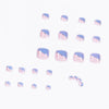 Press On Toe nails Set 24pcs/set JP1076