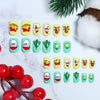 Mini Press On Nails For Kids 24 Pcs Christmas JIA-299