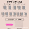 24pcs/Set Press On Nails XB-51-08