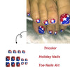 Press On Toe nails Set 16pcs/set JB265