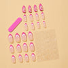 24pcs/Set Press On Nails XA-23-12