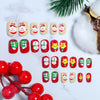 Mini Press On Nails For Kids 24 Pcs Christmas