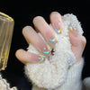 24pcs/Set Press On Nails M001