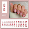 24pcs/Set Press On Nails C229