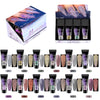 12 colors crush diamond Nail Extension Gel