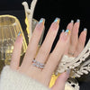 24pcs/Set Press On Nails M001