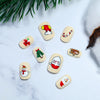 weekly deals Mini Press On Nails For Kids 24 Pcs Christmas