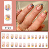 24pcs/Set Press On Nails Y-01