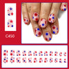 24pcs/Set Press On Nails C450