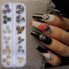 Nail Art New Alloy Christmas Halloween Ornaments Diamond Bells Christmas Nail Set