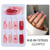 24pcs/Set Press On Nails MJE-164