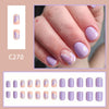 24pcs/Set Press On Nails C270