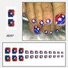 Press On Toe nails Set 16pcs/set JB265