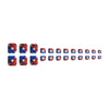 Press On Toe nails Set 16pcs/set JB265