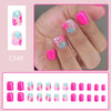 24pcs/Set Press On Nails C349