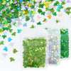 Autumn Maple Leaf Nail Glitter Sequins 3D Holographic Fall Nail Design Art Nails Sticker Decals for Acrylic Nails Decorations DIY