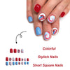 24pcs/Set Press On Nails JB255