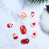 Mini Press On Nails For Kids 24 Pcs Christmas
