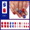 24pcs/Set Press On Nails C451