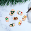 Mini Press On Nails For Kids 24 Pcs Christmas