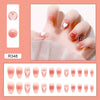 24pcs/Set Press On Nails R348