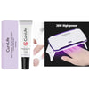 weekly deals 30g Toothpaste Solid Nail Glue Need Light Cured(Not recommend for dark color press on nails)