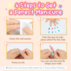 Mini Press On Nails For Kids 24 Pcs Christmas KPN4-005