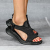 Women Summer Mesh Sport Comfortable Wedges Shoes Beach Peep toe Breathable Sandals Wedge Sandals for Women