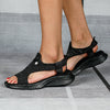 Women Summer Mesh Sport Comfortable Wedges Shoes Beach Peep toe Breathable Sandals Wedge Sandals for Women