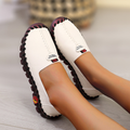 Vanccy  Slip Ons Woman Flats Comfy Nurse Wide Fit  Loafers