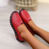 VanccySlip Ons Woman Flats Comfy Nurse Wide FitLoafers