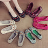 Ethnic Genuine Leather Flower Women's Single Shoes