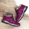 Vanccy Snowy Villia Leather Ankle Boots
