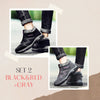 Vanccy Snowy Villia Leather Ankle Boots