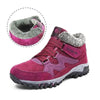 Vanccy Snowy Villia Leather Ankle Boots