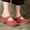 Vanccy Hollow Out Open Heel Casual Wedges Sandals