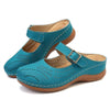 Vanccy Hollow Out Open Heel Casual Wedges Sandals