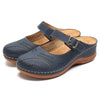 Vanccy Hollow Out Open Heel Casual Wedges Sandals